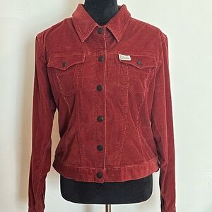 Harley-Davidson Red Jean Jacket Classic Corduroy